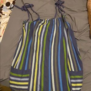 Blue Aerie Romper with pockets